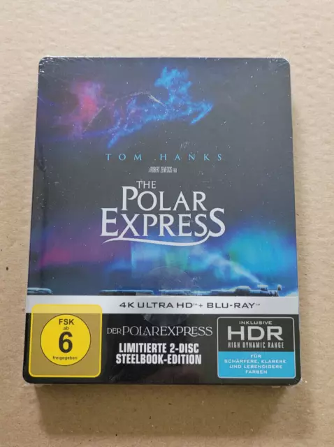 DER POLAREXPRESS - 4K STEELBOOK - UHD + BLU-RAY - NEU & OVP - Dt. VK Version!