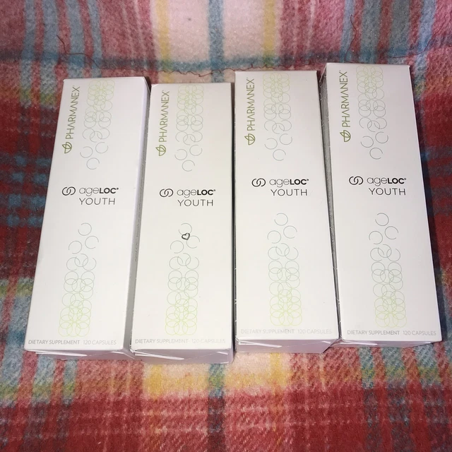 4 Qty Nu Skin Pharmanex AgeLoc Youth New sealed Expired All See Pics Read