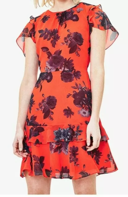 Shadow floral deals dress oasis