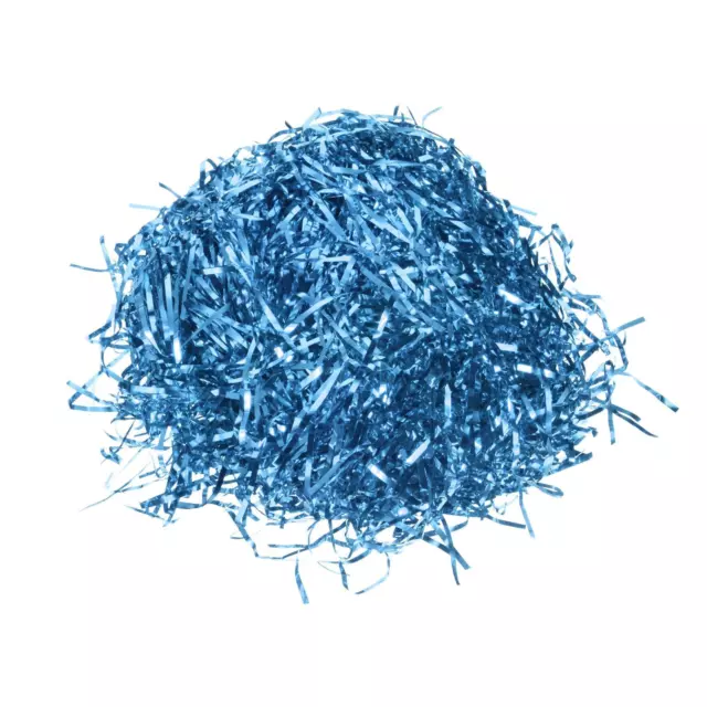 1/2 LB/200g Glitter Raffia Carta Bracciali,2pz Coriandoli Riempimento,Chiaro Blu