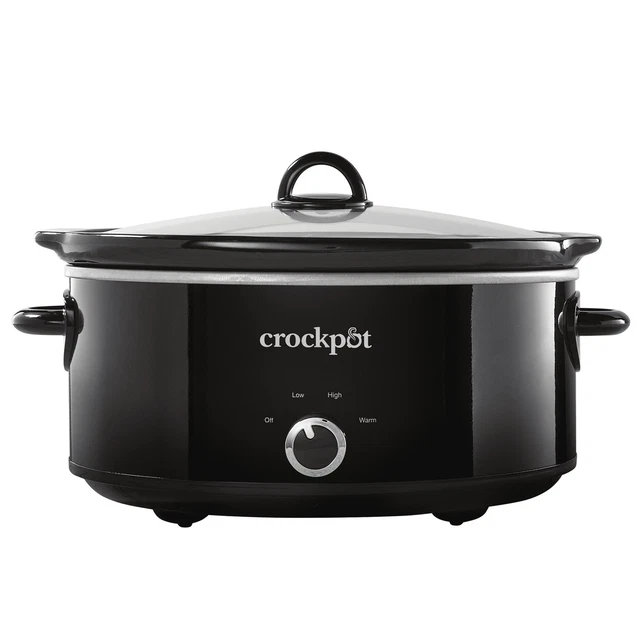 CROCKPOT 7QUART MANUAL Slow Cooker, Black 29.89 PicClick
