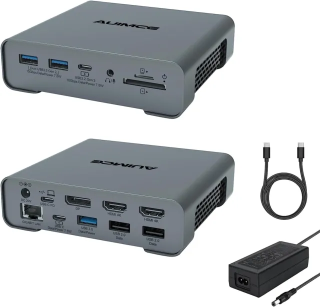 USB C *Dockingstation*Triple Display* 3.0/2.0*65Watt Power Adapter