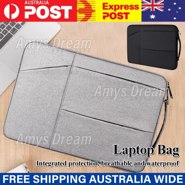 Laptop Sleeve Bag Carry Case Cover For MacBook Lenovo Dell HP 13" 15" MEL