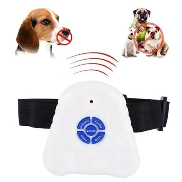 Indicador LED Cambio de Comportamiento Perro Anti-Corteza Entrenamientos Cuello Ultrasonido