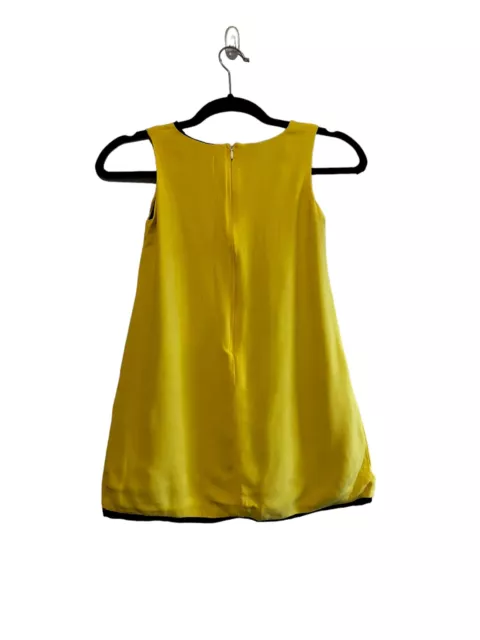 Dolce & Gabbana Girls Tunic Shift Yellow Dress size 7-8 Embroidered Logo D&G 2