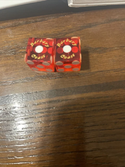 Barbary Coast Casino Dice Las Vegas L1116 1980’s-90’s Non Matching Numbers
