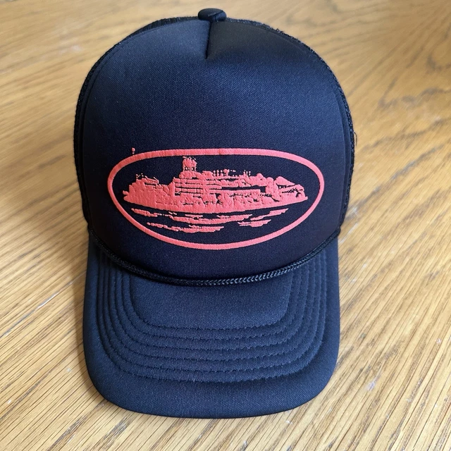 CORTEIZ ALCATRAZ TRUCKER Hat Red & Black £42.32 - PicClick UK