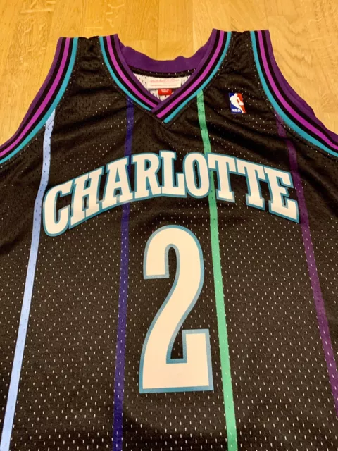 Mitchell & Ness NBA Swingman Jersey Charlotte Larry Johnson #2Trikot Rewind 3