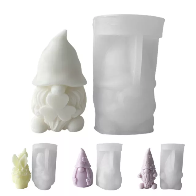 Gnome Schokolade Kerze Harz Silikon 3D Gnome DIY Kuchen Backform Home Decor