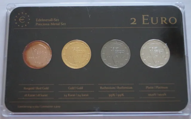 2 Euro Edelmetallset Slowenien 2016 - 25. Jahrestag der Unabhängigkeit