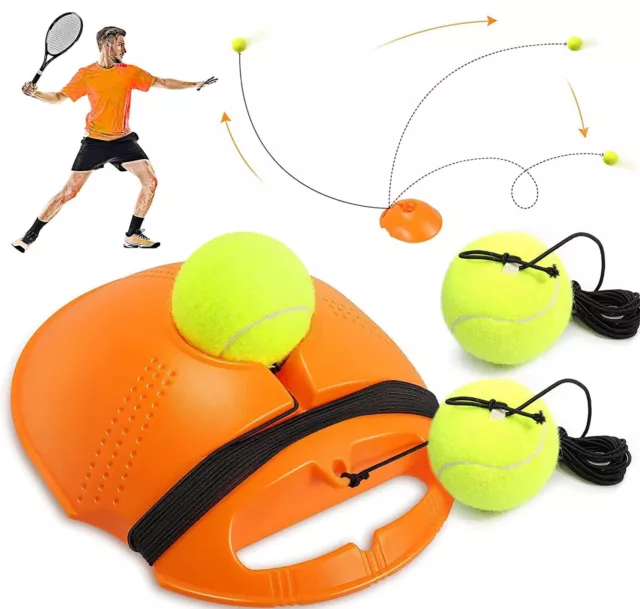 Tennis Trainer Rebound Ball with Rope Portable Training Equipment Tennis Practic