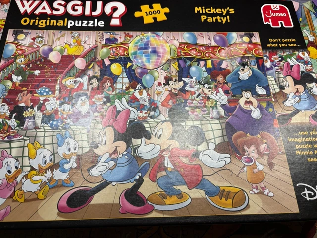 JUMBO WASGIJ DISNEY Original Mickey’s Party 1000 piece comic jigsaw ...