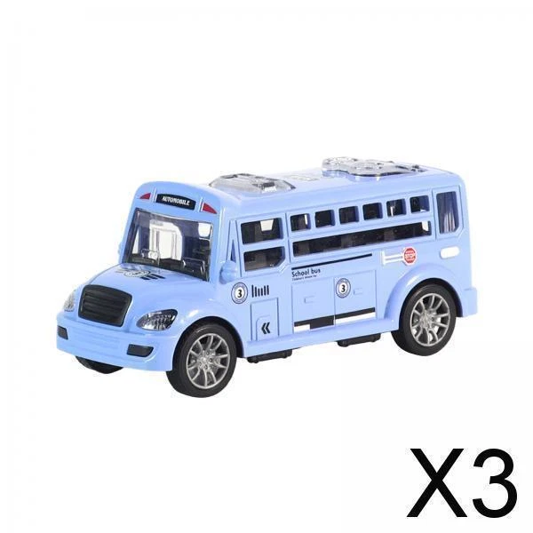 Jouet Bus Scolaire Jaune - Mini Voiture En Alliage - Fonction Recul - Pour Enfants Dès 3 Ans - Taille 9,5 Cm - Cadeau