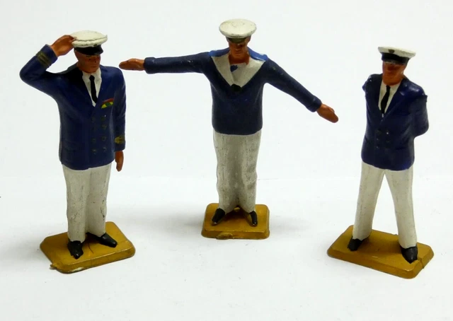 ANCIEN LOT 16 Figurines Starlux Militaire/Marins Signées Vintage EUR 15,00 - FR