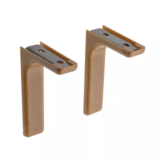 Shelf support bracket with covers 120mm 180mm 240mm Invisible Concealed Fixings