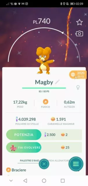 Pokémon GO - Shiny Magby - See description