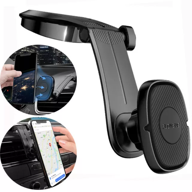 Universal 360° Car Phone Mount Holder For Cell Phone Samsung Galaxy iPhone