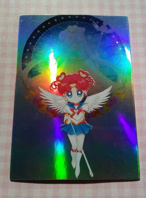 Sailor Moon Rainbow Holofoil Doujin Card 109 Sailor Chibi Chibi & Cosmos Stars