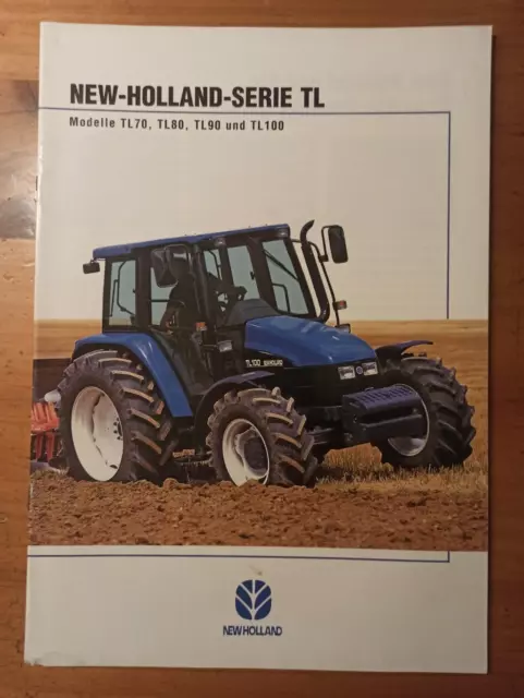 Prospekt New Holland Serie TL Broschüre Traktor Schlepper H