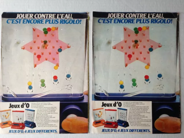 Lot Publicites Annees 70 Special Jeux D'o