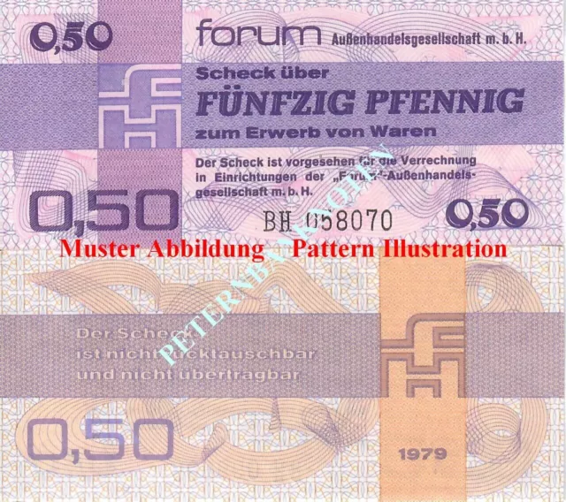 DDR 50 Pfennig FORUM 1979 Ro.367 / Pick FX Unc   6510# Kassenfrisch..