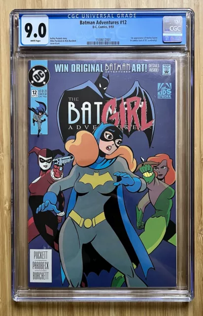 Batman Adventures #12 (1993) CGC 9.0 1st App of Harley Quinn D.C. Comics
