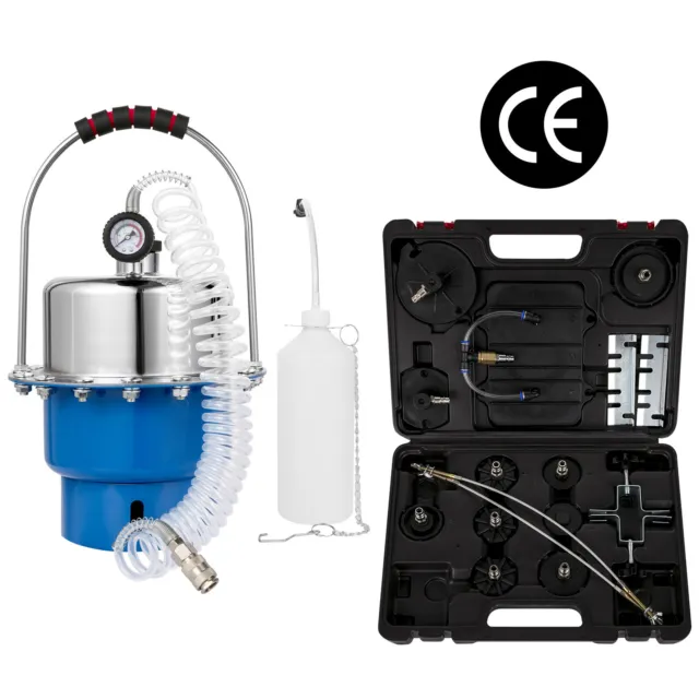 5L Purgeur de Frein Embrayage Pneumatique Kit de Purge Extraction Liquide