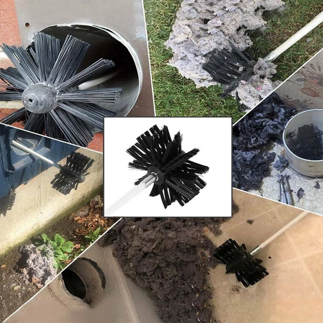 DRAIN ROD RODS SET FLUE CHIMNEY DRAIN BRUSH WORM SCREW PLUNGER DROP