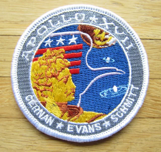 Aufnäher /  Patch: NASA / Raumfahrt: APOLLO XVII Mission - Cernan - Schmitt - ..