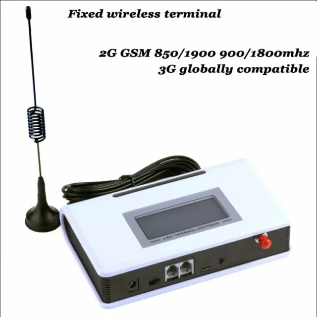 Fixed Wireless Terminal 4G 3G 2G GSM Cellular Network Connect Landline DC 5-12V
