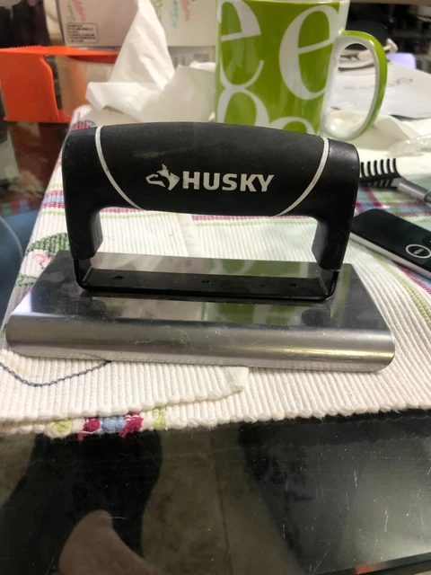 HUSKY 6-inch x 3-inch Stainless Steel Edger with 3/8-inch R & 1/2" Lip NOS