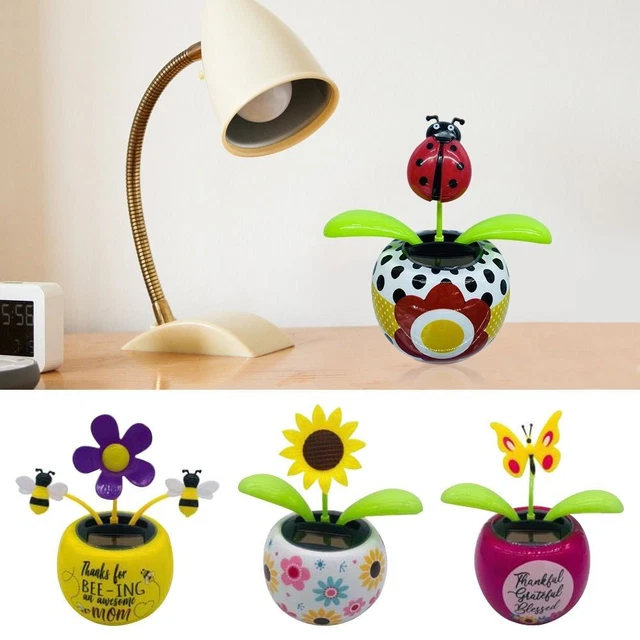 Bobbleheads Bailarina Solar Bailar Swinging Flor Coche Tablero Decoración