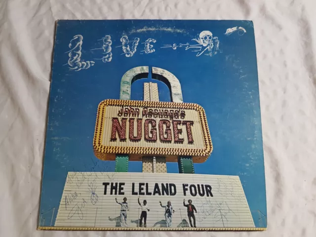 The Leland Four "Live At Ascuaga's Nugget" Signed Autographed vinyl LP record