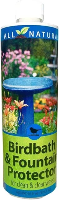 Birdbath & Fountain Protector 95566 16 oz. for Clean and Clear Water