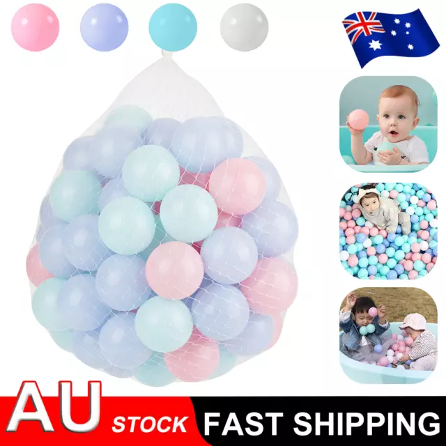 50-2000PCS Ocean Ball Pit Balls Play Kids Plastic Baby Toy Colourful Playpen Fun