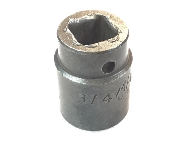 Mac Tools#VP246 - 3/4”, SAE, 1/2 Drive, 6PT., Shallow Impact Socket-USA-NICE
