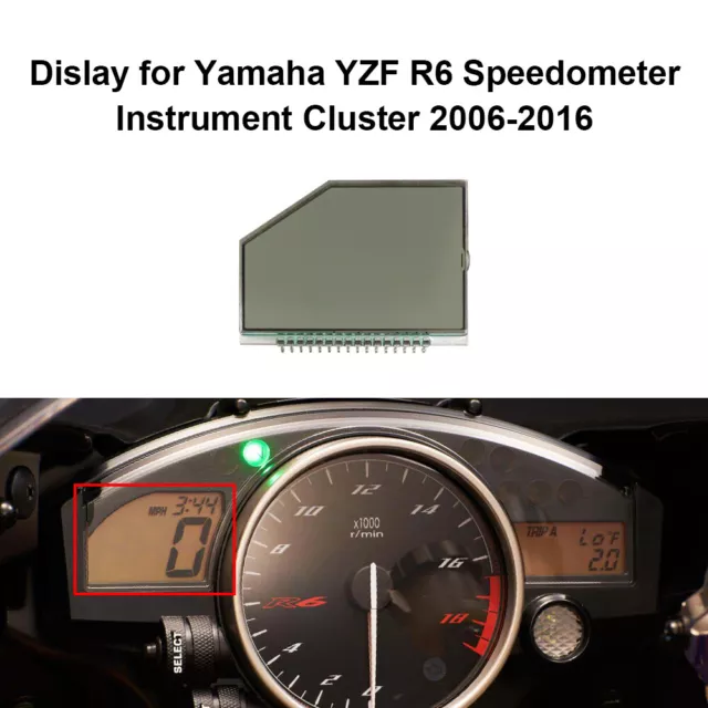 Per Yamaha YZF R1 R6 tachimetro cluster strumenti scarico