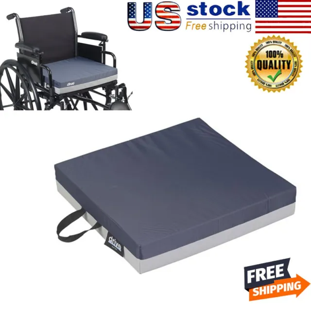 Gel/foam wheelchair cusion with removable cover Seat Pad 16x16x3" 275 lb