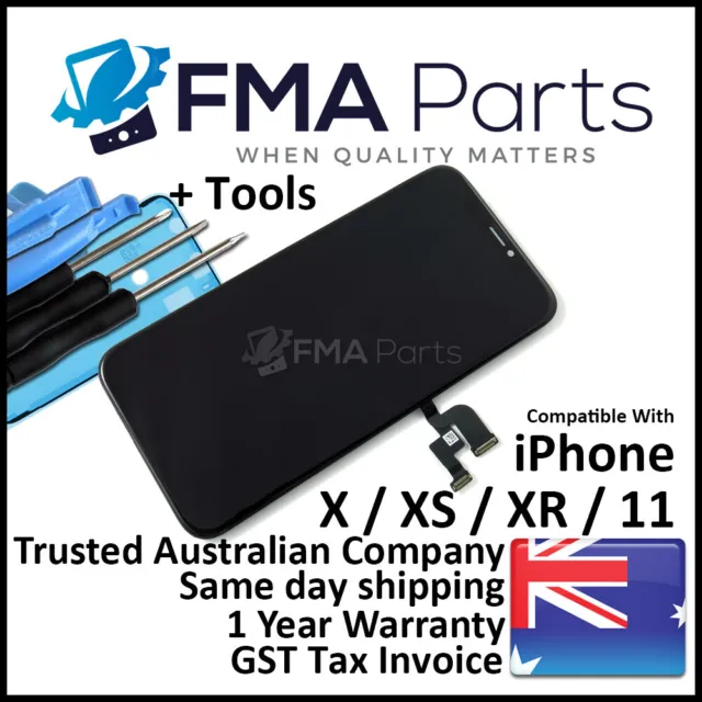 Fr iPhone X XS XR Max 11 LCD OLED Front Glass Touch Screen Digitizer replacement