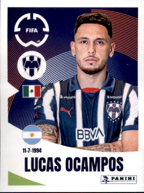 PANINI FIFA CLUB World Cup 2025 Sticker 312 - Lucas Ocampos - CF ...