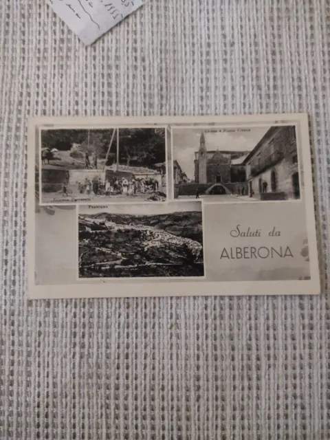 Saluti Da Alberona Cartolina Viaggiata (Foggia) 1960