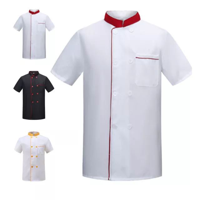 Men Uniform Colorfast Great Stitching Buttons Chef Uniform Restaurant