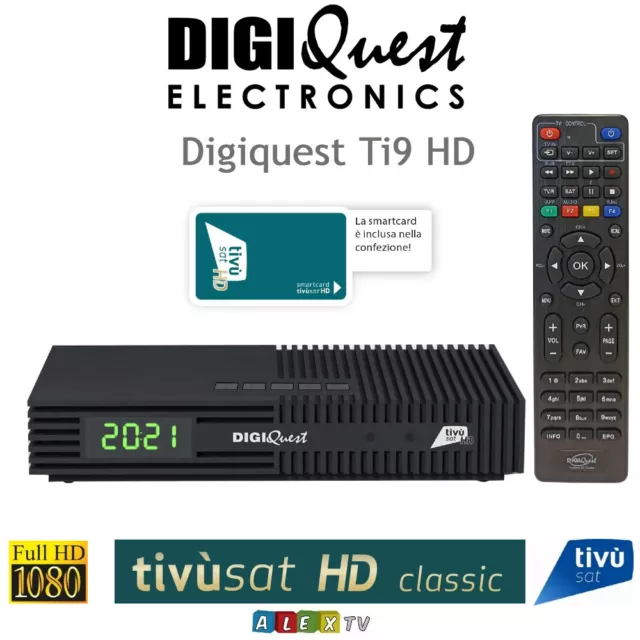 Decoder tivùsat HD classic - Decoder sat TS9018HEVC TELE System