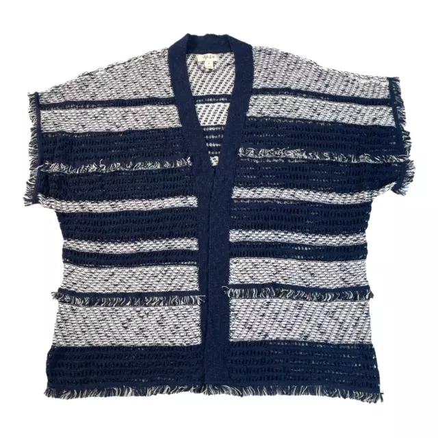 Style & Co. - Women's Global Retreat Mixed-Knit Fringe-Trim Cardigan - Medium