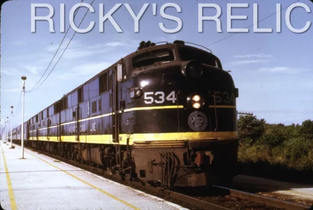 Duplicate Slide ACL #534 EMD E7A WC Champ Atlantic Coast Line 1967 Hollywood FL