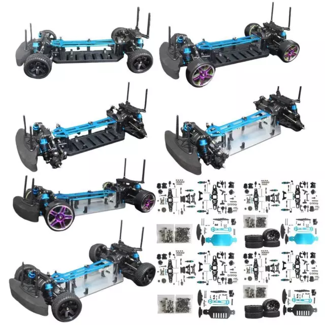 1/10 Fernbedienung Modell Fahrzeug Auto 265mm Radstand Karosserie Rahmen Chassis