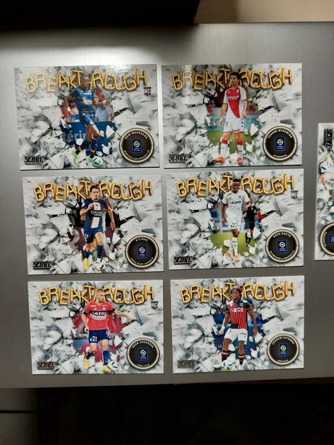 Lot 7 cartes Panini Score 2023 Breaktrough