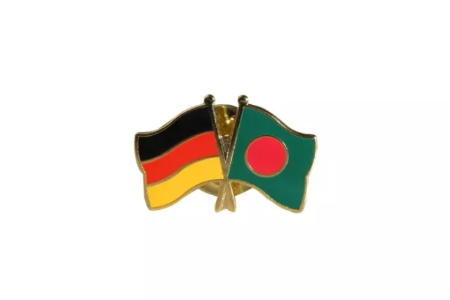 Deutschland - Bangladesch Flaggen Pin Fahnen Pins Fahnenpin Flaggenpin Anstecker