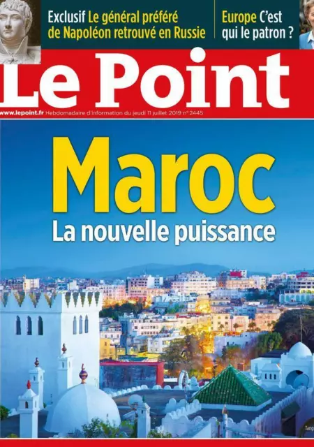 Le Point*11/07/2019*Neuf*Sous Film*Le Maroc=La Nouvelle Puissance*Europe Patron?