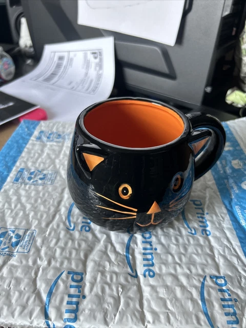 cat hallowen mug